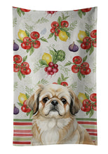 Load image into Gallery viewer, Fawn Pekingese Vegetables Kitchen Towel