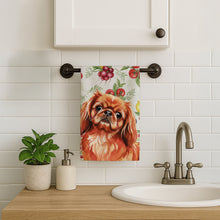 Load image into Gallery viewer, Red Pekingese Vegetables Kitchen Towel