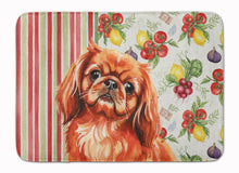 Load image into Gallery viewer, Red Pekingese Vegetables Memory Foam Kitchen Mat