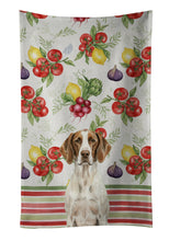 Load image into Gallery viewer, Liver and White Pointer Vegetables Kitchen Towel
