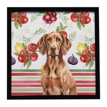 Load image into Gallery viewer, Liver Pointer Vegetables Framed Metal Print