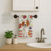 Load image into Gallery viewer, Orange and White Pointer Vegetables Kitchen Towel