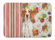 Load image into Gallery viewer, Orange and White Pointer Vegetables Memory Foam Kitchen Mat