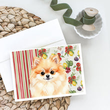 Load image into Gallery viewer, Pomeranian Vegetables Greeting Cards Pack of 8