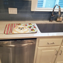 Load image into Gallery viewer, Cream Pomeranian Vegetables Dish Drying Mat