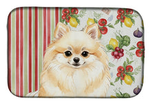 Load image into Gallery viewer, Cream Pomeranian Vegetables Dish Drying Mat