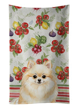 Load image into Gallery viewer, Cream Pomeranian Vegetables Kitchen Towel