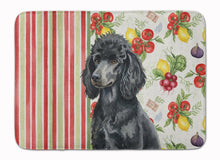 Load image into Gallery viewer, Standard Black Poodle Vegetables Memory Foam Kitchen Mat