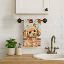 Load image into Gallery viewer, Toy Apricot Poodle Vegetables Kitchen Towel