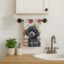 Load image into Gallery viewer, Toy Black Poodle Vegetables Kitchen Towel