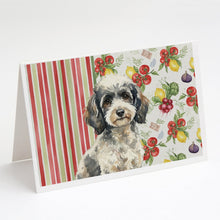 Load image into Gallery viewer, Toy Parti Poodle Vegetables Greeting Cards Pack of 8