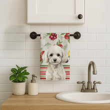 Load image into Gallery viewer, Toy White Poodle Vegetables Kitchen Towel