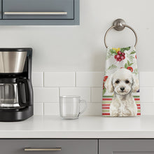 Load image into Gallery viewer, Toy White Poodle Vegetables Kitchen Towel