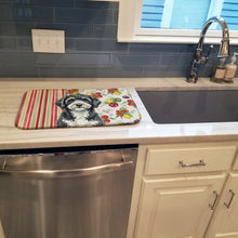 Load image into Gallery viewer, Portuguese Water Dog Vegetables Dish Drying Mat