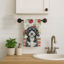 Load image into Gallery viewer, Portuguese Water Dog Vegetables Kitchen Towel