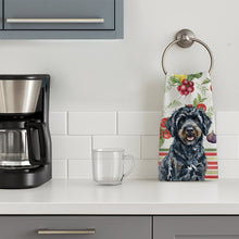Load image into Gallery viewer, Black Portuguese Water Dog Vegetables Kitchen Towel