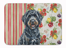 Load image into Gallery viewer, Black Portuguese Water Dog Vegetables Memory Foam Kitchen Mat