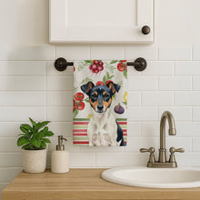 Load image into Gallery viewer, Tricolor Rat Terrier Vegetables Kitchen Towel