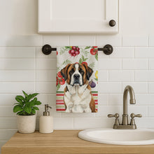 Load image into Gallery viewer, Brindle and White Saint Bernard Vegetables Kitchen Towel