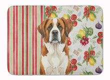 Load image into Gallery viewer, Brown and White Saint Bernard Vegetables Memory Foam Kitchen Mat