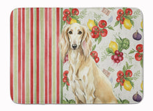 Load image into Gallery viewer, Cream Saluki Vegetables Memory Foam Kitchen Mat