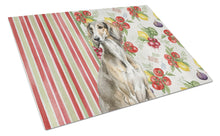 Load image into Gallery viewer, Grizzle Saluki Vegetables Glass Cutting Board