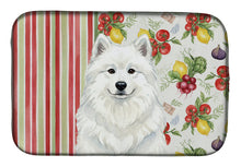 Load image into Gallery viewer, White Samoyed Vegetables Dish Drying Mat