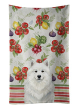 Load image into Gallery viewer, White Samoyed Vegetables Kitchen Towel