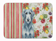 Load image into Gallery viewer, Blue-Gray Scottish Deerhound Vegetables Memory Foam Kitchen Mat
