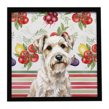 Load image into Gallery viewer, Sealyham Terrier Vegetables Framed Metal Print