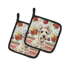 Load image into Gallery viewer, Sealyham Terrier Vegetables Pair of Pot Holders