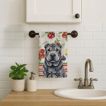 Load image into Gallery viewer, Black Shar Pei Vegetables Kitchen Towel
