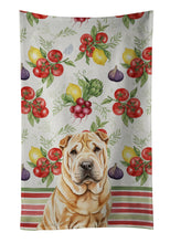 Load image into Gallery viewer, Red Shar Pei Vegetables Kitchen Towel