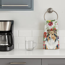 Load image into Gallery viewer, Sable Sheltie Vegetables Kitchen Towel