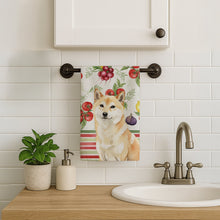 Load image into Gallery viewer, Cream Shiba Inu Vegetables Kitchen Towel