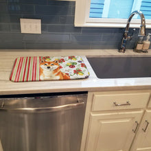 Load image into Gallery viewer, Red Shiba Inu Vegetables Dish Drying Mat
