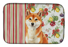 Load image into Gallery viewer, Red Shiba Inu Vegetables Dish Drying Mat