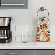 Load image into Gallery viewer, Red Shiba Inu Vegetables Kitchen Towel