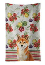 Load image into Gallery viewer, Red Shiba Inu Vegetables Kitchen Towel