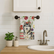 Load image into Gallery viewer, Agouti Siberian Husky Vegetables Kitchen Towel