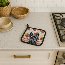 Load image into Gallery viewer, Black Skye Terrier Vegetables Pair of Pot Holders