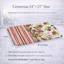 Load image into Gallery viewer, Spinone Italiano Vegetables Dish Drying Mat