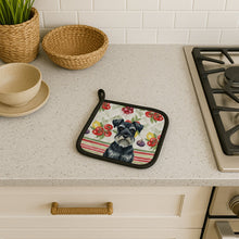 Load image into Gallery viewer, Standard Schnauzer Vegetables Pair of Pot Holders