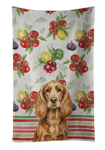 Load image into Gallery viewer, Sussex Spaniel Vegetables Kitchen Towel