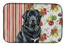 Load image into Gallery viewer, Black Tibetan Mastiff Vegetables Dish Drying Mat