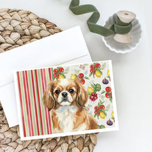 Load image into Gallery viewer, Tibetan Spaniel Vegetables Greeting Cards Pack of 8