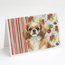 Load image into Gallery viewer, Tibetan Spaniel Vegetables Greeting Cards Pack of 8
