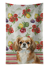 Load image into Gallery viewer, Tibetan Spaniel Vegetables Kitchen Towel
