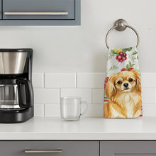 Load image into Gallery viewer, Gold Tibetan Spaniel Vegetables Kitchen Towel