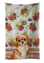 Load image into Gallery viewer, Red Tibetan Spaniel Vegetables Kitchen Towel